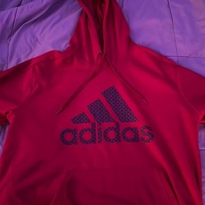 Adidas 2XL red hoodie